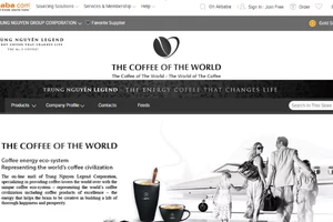 Trung Nguyên Legend khai trương Thế giới cà phê trên Amazon và Alibaba