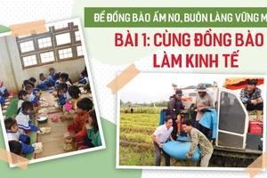 Để đồng bào ấm no, buôn làng vững mạnh - Bài 1: Cùng đồng bào làm kinh tế