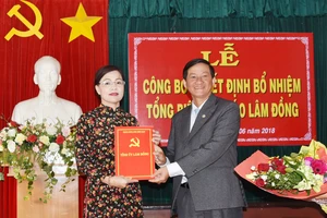 Nhà báo Hồ Thị Lan giữ chức Tổng Biên tập Báo Lâm Đồng
