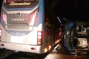 Tai nạn xe khách tại Bình Định làm 1 người chết, 13 người bị thương 