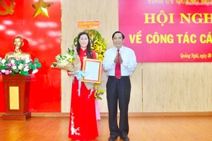 Bộ Chính trị chuẩn y Bí thư Tỉnh ủy Quảng Ngãi Bùi Thị Quỳnh Vân
