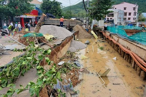 Vụ sụt lở đất ở TP Quy Nhơn (Bình Định): Tập trung khắc phục sự cố