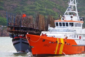 39 ngư dân Quảng Ngãi bị nạn trên biển đã được ứng cứu