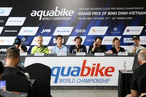 Bình Định họp báo về giải đua mô tô nước quốc tế ở vịnh Thị Nại