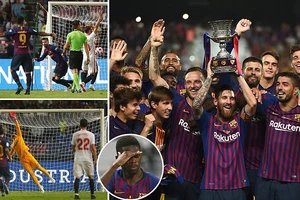 Sevilla - Barcelona 1-2: Barca 13 lần đăng quang