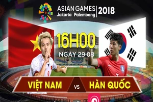 Trận bán kết ASIAD 2018 giữa Olympic Việt Nam và Olympic Hàn Quốc được trực tiếp trên phần mềm Onme