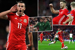 Xứ Wales - CH Ireland 4-1: Lawrence, Gareth Bale, Ramsey, Robert tỏa sáng