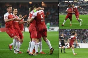 Qarabag - Arsenal 0-3: Sokratis, Smith Rowe và Guendouzi nối dài 8 trận thắng
