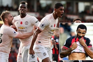 Bournemouth - Man United 1-2: Martial gỡ hòa, Rashford giành 3 điểm cho Mourinho