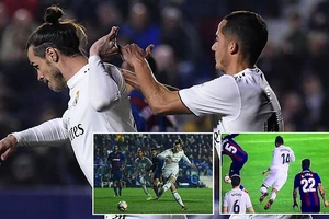 Levante - Real Madrid 1-2: Benzema, Gareth Bale tận dụng cơ hội, Nacho, Pedro Lopez nhận thẻ đỏ