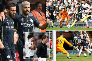 Fulham - Man City 0-2: Bernardo, Aguero lập công, Pep Guardiola vươn lên đầu bảng