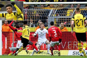 Borussia Dortmund - Mainz 2-1: Jadon Sancho lập cú đúp, HLV Lucien Favre tạm chiếm ngôi đầu