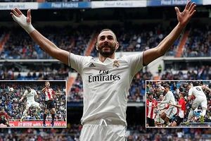 Real Madrid - Bilbao 3-0: Benzema lập hattrick, HLV Zidane quyết giành ngôi Á quân của Atletico