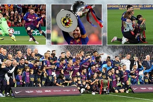 Barcelona - Levante 1-0: Suarez, Coutinho tịt ngòi, Lionel Messi tỏa sáng, Barca đăng quang La Liga