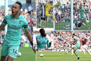 Burnley - Arsenal 1-3: Aubameyang, Edward Nketiah lập công, HLV Emery xếp thứ 5 BXH