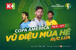 Xem Copa America 2019 trên tất cả nền tảng của K+