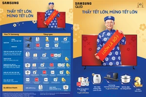 “Thấy tết lớn, Mừng tết lớn” cùng ưu đãi khủng nhất trong năm của TV Samsung