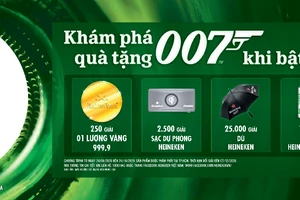 Phiên bản Heineken James Bond với hơn 1 triệu phần quà hấp dẫn