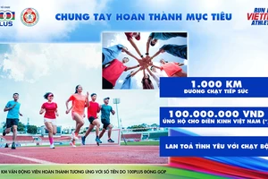 'Chạy vì điền kinh Việt Nam' gây quỹ hỗ trợ VĐV điền kinh quốc gia