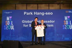 Ông Park Hang Seo – HLV trưởng Đội tuyển Bóng đá Quốc gia Việt Nam, chính thức được bổ nhiệm và ra mắt với vai trò Đại sứ Du lịch Toàn cầu của thành phố Seoul