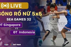 🔴 TRỰC TIẾP SEA Games 32, Bóng rổ nữ 5x5: SINGAPORE vs INDONESIA