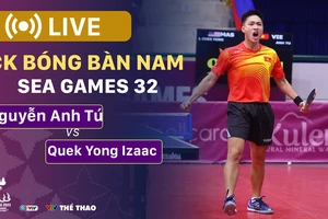 🔴 TRỰC TIẾP SEA Games 32, Chung kết đơn nam bóng bàn: Nguyễn Anh Tú vs Quek Yong Izaac