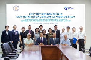 Hợp tác giữa Pfizer và Hội Nhi khoa Việt Nam hướng đến nâng cao năng lực của nhân viên y tế trong chẩn đoán và điều trị các bệnh lý thuộc lĩnh vực nhi khoa