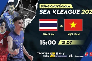 🔴Trực tiếp Bóng chuyền Nam - SEA V.League 2023: Thái Lan - Việt Nam: 
