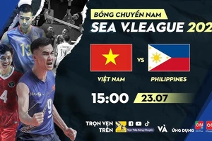 🔴Trực tiếp Bóng chuyền Nam - SEA V.League 2023: Việt Nam vs Philippines