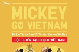 Uniqlo ra mắt bộ sưu tập độc quyền UT Mickey Go Vietnam từ 25-7