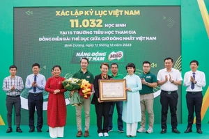 11.032 học sinh lập kỷ lục Việt Nam với màn đồng diễn thể dục ấn tượng