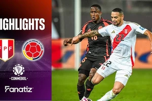 Peru vs Colombia 1-1: Callens dứt điểm cận thành, Diaz đánh đầu giúp Colombia chia điểm nằm gọn tốp 3 