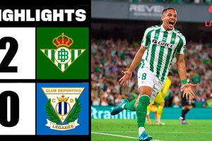 Real Betis vs Leganes 2-0: Bellerin căng ngang, Ezzalzouli dễ dàng mở bàn, Victor Roque ấn định chiến thắng