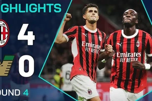 AC Milan vs Venezia 4-0: Trong 29 phút, Hernandez khai bàn sau 2 phút, Fofana lập công, Pulisic, Abraham tỏa sáng nhờ penalty, Caviglia nhận thẻ đỏ