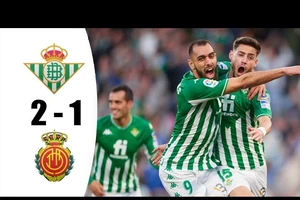 Real Betis vs Mallorca 1-2: Altimira kiến tạo, Lo Celso mở bàn phút thứ 7, Larin kiến tạo, Rodriguez gỡ hòa phút thứ 8, Fernandez chốt hạ chiến thắng phút bù giờ