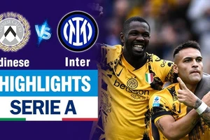 Udinese vs Inter Milan 2-3: Darmian kiến tạo, Frattesi mở bàn phút đầu tiên, Kabasele gỡ hòa, Lautaro Martinez xuất thần cú đúp, Lucca lập công