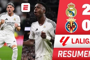 Real Madrid vs Villarreal 2-0: Modric kiến tạo, Valverde khai bàn, Valverde kiến tạo, Vinicius chốt hạ chiến thắng cho Real, 