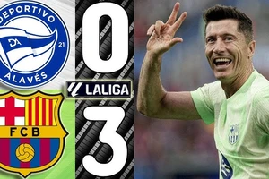 Alaves vs Barcelona 0-3: Ngày cựu binh Lewandowski thăng hoa cú hattrick, Barca tạm vươn lên dẫn đầu vòng 9 BXH La Liga