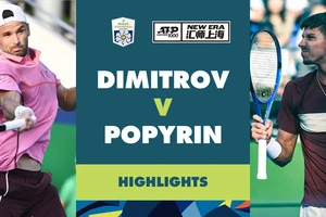 Grigor Dimitrov vs Alexei Popyrin 7(7)- 6(5), 6-2: Mất 90 phút hạ Popyrin, tay vợt Dimitrov gặp Jakub Mensik ở vòng 1/16 Shanghai Masters 