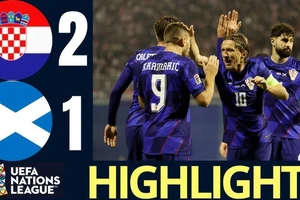 Croatia vs Scotland 2-1: Christie mở bàn, lập tức Matanovic gỡ hòa sau 4 phút, Sosa tung volley, Gordon vuột bóng, Kramaric chớp thời cơ đánh đầu chốt hạ