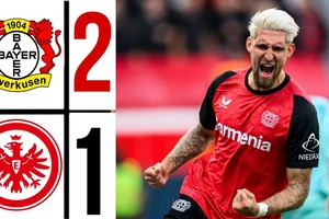 Leverkusen vs Frankfurt 2-1: Marmoush mở bàn nhờ chấm penalty, Terrier kiến tạo, Andrich gỡ hòa, Boniface chốt hạ 3 điểm đẳng cấp