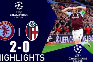 Aston Villa vs Bologna 2-0: John McGinn mở bàn may mắn hạ thủ thành Skorupski, Rogers kiến tạo, Jhon Duran ấn định chiến thắng