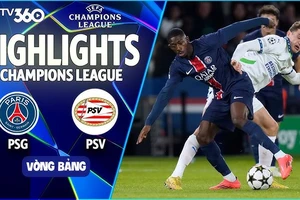 PSG vs PSV 1-1: Saibari kiến tạo, Noa Lang bất ngờ phá lưới Donnarumma, Ruiz kiến tạo, Hakimi tung cú sút xa cứu thua HLV Luis Enrique