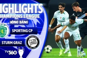 Sporting CP vs Sturm Graz 0-2: Geny Catamo kiến tạo, Nuno Santos mở bàn, Zeno Debast dọn cỗ, Viktor Gyokeres chốt hạ chiến thắng