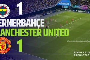 Fenerbahce vs Manchester United 1-1: Zirkzee kiến tạo, Eriksen tỏa sáng, Saint-Maximin tạt bóng, En-Nesyri giúp HLV Jose chia điểm HLV Erik Ten Hag 