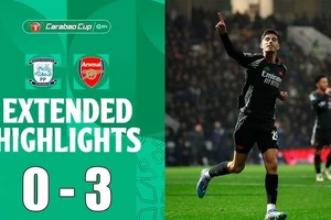 Preston vs Arsenal 0-3: Kiwior, Jesus lần lượt kiến tạo, Jesus, Nwaneri, Havertz lần lượt tỏa sáng, "Pháo thủ" đi tiếp vòng tứ kết League Cup