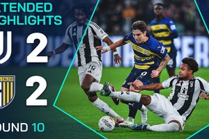 Juventus vs Parma 2-2: Del Prato bất ngờ tỏa sáng phút thứ 3, Weston McKennie gỡ hòa, Simon Sohm lập công, Timothy Weah cứu thua Juve