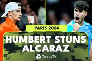 Carlos Alcaraz vs Ugo Humbert 1-6, 6-3, 5-7: Humbert gây chấn động Paris Masters 2024, hạ Alcaraz giành vé đi tiếp