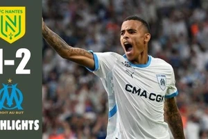 Nantes vs Marseille 1-2: Neal Maupay khai bàn, Tino Kadewere gỡ hòa, Mason Greenwood chốt hạ chiến thắng, Marseille tạm xếp nhì Ligue 1 sau 10 vòng đấu 