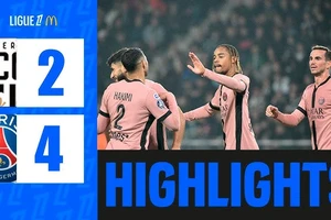 Angers vs PSG 2-4: Mãn nhãn 6 bàn, Lee Kang In, Barcola đua tài ghi cú đúp, Lepaul, Biumla lập công phút bù giờ